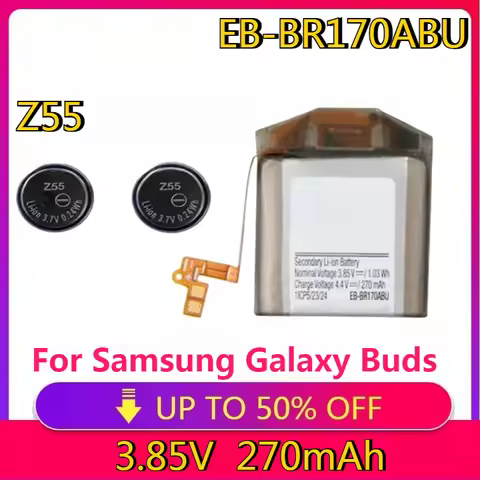 New Battery EB-BR170ABU 42mm 270mAh For Samsung Galaxy Buds+/Buds Plus SM-R175 EP-QR175 Earphone Com