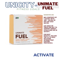 Unimate Fuel Unicity dietary supplement Available in salted caramel flavour