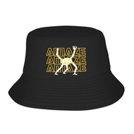 AMAZE Alien Creature Theme Printed Cotton Fisherman's Hat for Science Fiction Fans, Versatile Sunsha