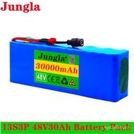 💝2023 48v 30000mAh 1000wa 13S3P 18650 Battery Pack MH1 54.6v E-bike biciclea Elerica Motorino baeria con 25A scarica