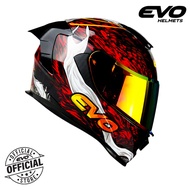 EVO GT-PRO Archangel Dual Visor Full Face Helmet with Free Clear Lens