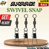 Fishing Swivel Barrel Swivel with Enhanced snap kekili pancing lure Connector snap swivel