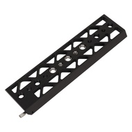 onlylove Dovetail Plate for Arca 8in 1/4 3/8 Threaded Holes Aluminum Quick Release Tripod Baseplate 