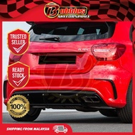 Mercedes-Benz W176 2016 A45 Style Rear Bumper W/Diffuser bumper belakang a45