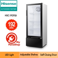 Hisense Commercial Showcase Chiller ( 192L ) HSC-192FLB / HSC-191FLB