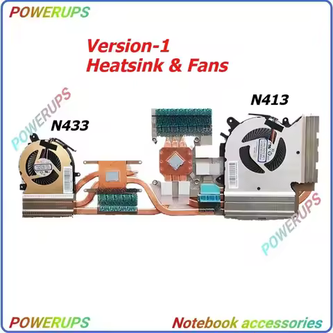 New Original Laptop/Notebook CPU/GPU Cooling Fan/ Heatsink/ Radiator For MSI GF65-Thin CREATOR 15M G