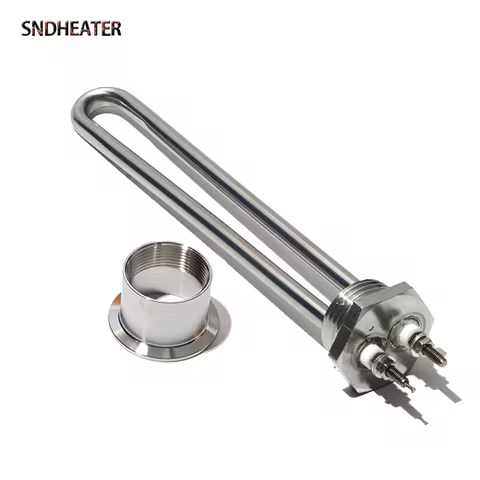 SNDHEATER DN25 G1" BSP Thread Water Heating Element DC12V/24V/36V/48V Solar Tank Heater Resistance w