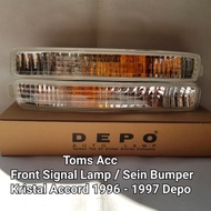 1996 1997 Accord Cielo Bumper Turn Signal Lamp Front Signal Lamp Light
