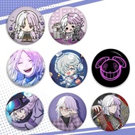 Anime s-Sigma cute Bsd  Creator Tinplate Pin Button Custom Anime Role Old-school Brooch Cartoon Coll