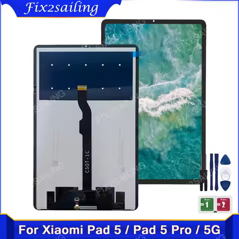 11'' For Xiaomi Pad 5 Display 21051182G, 21051182C LCD Touch Digitizer Assembly For MI Pad 5 Pro M21