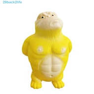 BACK2LIFE Squeeze Vent Gorilla, Orangutan Yellow Squeezing Monkey Toys, Creative Stretch Slow Reboun