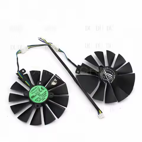 D Fan For ASUS STRIX T129215SM RX 470 580 570 RX470 RX480 RX570 RX580 Card New