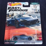 Diecast Hot Wheels Hotwheels HW Premium Fast Furious McLaren 720S Ash
