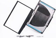 Eclass LCD Back Cover Screws Hinges Front Bezel Covers Set Black for Dell Inspiron Gaming 0747KP 747