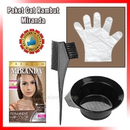 Pewarna Rambut Permanen Miranda Hair Colour Brown 30ml Cat Rambut Warna Natural Coklat Gelap Semir R