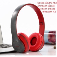 Tai nghe bluetooth 4.2 P47 có khe cắm thẻ nhớ - Âm Thanh Đỉnh Cao -dc2815