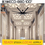 ECOLUXE GIANT CEILING FAN DC MOTOR MODEL 880 -100 " OR 865 -65" WITH REMOTE CONTROL