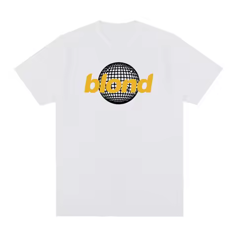 Men Hip Hop Blonde T Shirt Frank Ocean Rapper Summer Pure Cotton Short Sleeve T Shirt Women Casual O