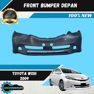 Toyota Wish ZGE20 2009 / Front Bumper Material Plastik 100% NEW HIGH QUALITY