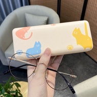 Women's Spectacle Case Japanese Anti-pressure Cute Spectacle Case Cartoon Cat Spectacle Case Sunglas