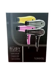 HAIR DRYER TAKEDA RUBY 8899 BLACK  HAIR DRYER TAKEDA BLACK  HAIR DRYER TAKRDA 550 WATT  HAIR DRYER T