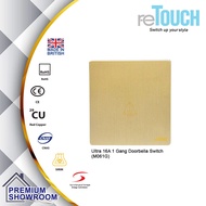 ReTouch Ultra 16A 1 Gang Doorbell Switch (M061G)