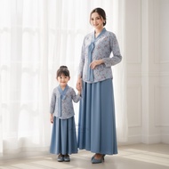 SAOIRSE'S Yeorin Hanbok Ash Blue Couple Mother and Child 2-12 Years Jumbo Style Wedding Dress x SLB