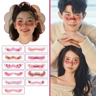 Valentine's Day Waterproof Sweat-resistant Cute Face Tattoos U0l7