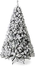 Christmas Trees Artificial Christmas Trees 4ft/5ft/6ft/7ft Artificial Christmas Xmas Tree Snow Covered Pine Elegant Traditional Home(Christmas tree gifts) (1.5m) Fashionable
