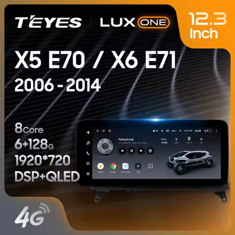 TEYES LUX ONE For BMW X5 E70 X6 E71 2006 - 2014 Car Radio Multimedia Video Player Navigation GPS And