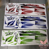 Stiker Sticker Body Stripe Cover Set (2) Modenas Ct 100 Ct100