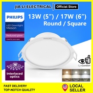 Philips Meson LED Downlight 5"/6" 13W/17W (Round/Square) Recessed Downlight