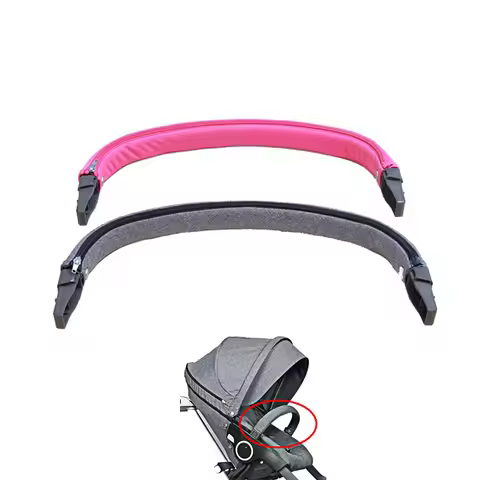 Baby Buggy Bumper Bar For Stokke Xplory V3 V4 Dsland Stroller Armrest Handrail Safety Bar Replace Pu