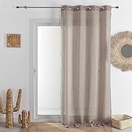 HomeMaison.com Panel Curtain Opaque White 290 x 240 cm