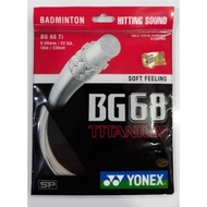 Senar Yonex Bg 68 Titanium Senar Raket Bulutangkis Senar Raket