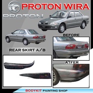 PPOTON WIRA AEROBACK A/B EVO 3 STYLE REAR SKIRT SKIRT BELAKANG-MATERAIL FIBER BODYKIT