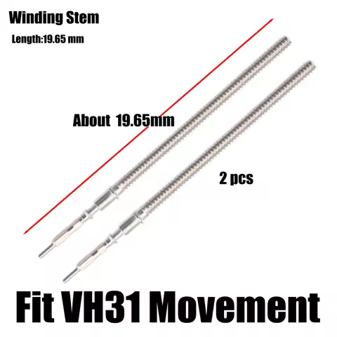 2PCS 5PCS Winding Stem for VH31 Movement TMI VH31 Movement Watch Repair Parts Handle Rod Stem