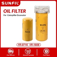 FILTER ASSEMBLY Oil Filter 1R-0716  1R-1808 for  Caterpillar Excavator 330D 330C 336D 336C 3406 C15