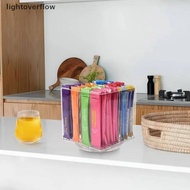 [lightoverflow] Beverage Roll Organiser, 360° Rotating Drink Pa Storage Box, Storage Ra, Multi-purpo