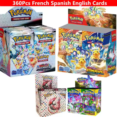 Cute Monster TCG Evolving Skies Booster Box, 36 Packs Sealed English Sword Shield Trading Cards, Col