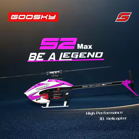 GOOSKY S2 Max Model Aircraft Built-In S-Fhss Dual Brushless High Performance 3D Stunt Remote Control