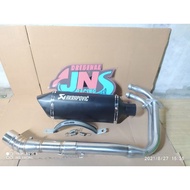 AKRAPOVIC UNDERBELYknalpot NINJA 250R FI CBR250RR R25 Z250 MT25