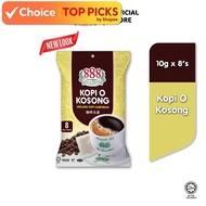 888 Kopi O Kosong Fun Pack (10g x 8s) – Traditional Black Coffee with No Sugar