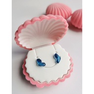 S925 S999 Silver Earring Anti-Allergy Stylish Women Earring Anting Cantik Jarum Perak Mesra Kulit 银针