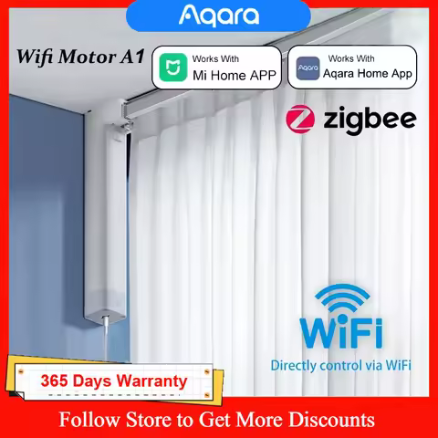 Aqara Smart Curtain Motor A1 Wireless WiFi Direct Version With Controller Smart Home Remote Control 