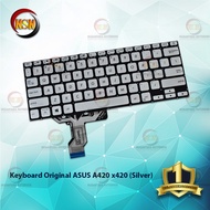 Original Laptop Keyboard Asus For Asus A420 X420 (Silver)