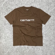 Carhartt WIP S/S Script T-Shirt Tamarind / White