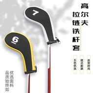 New Golf Iron Cover Creative Zipper Club Protective Cover Diving Material Universal Club Cap Cover 1