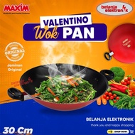 Maxim VALENTINO WOK TEFLON FRYING WOK 30 CM ANTI-STICK VS99