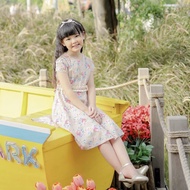 KATUN Kiv Girls Dress Cotton Combination Floral FREE BANDANA DO 178 DO 334 A